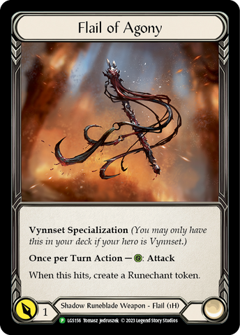 Flail of Agony [LGS156] (Promo)  Cold Foil