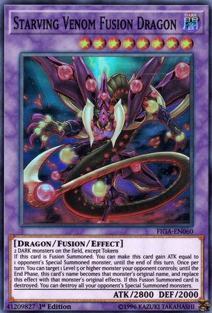 Starving Venom Fusion Dragon [FIGA-EN060] Super Rare