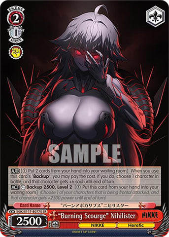 "Burning Scourge" Nihilister (NIK/S117-E077S SR) [GODDESS OF VICTORY: NIKKE]