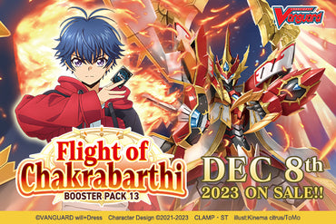 *** PREORDER *** Cardfight!! Vanguard Booster Pack 13: Flight of Chakrabarthi Booster Box