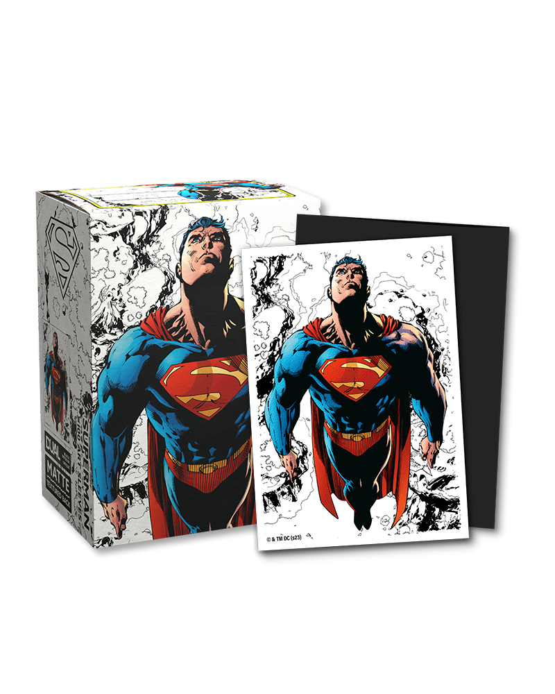 DRAGON SHIELD 100CT BOX SUPERMAN FULL COLOR ART