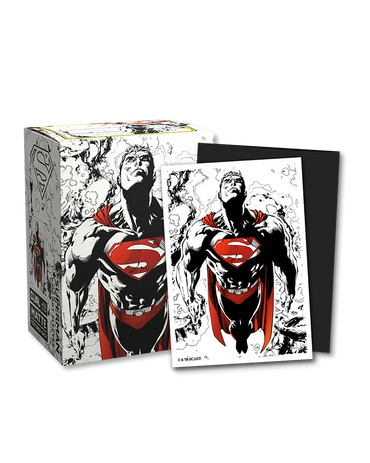DRAGON SHIELD 100CT BOX SUPERMAN RED WHITE ART