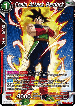 Chain Attack Bardock (P-293) [Tournament Promotion Cards]