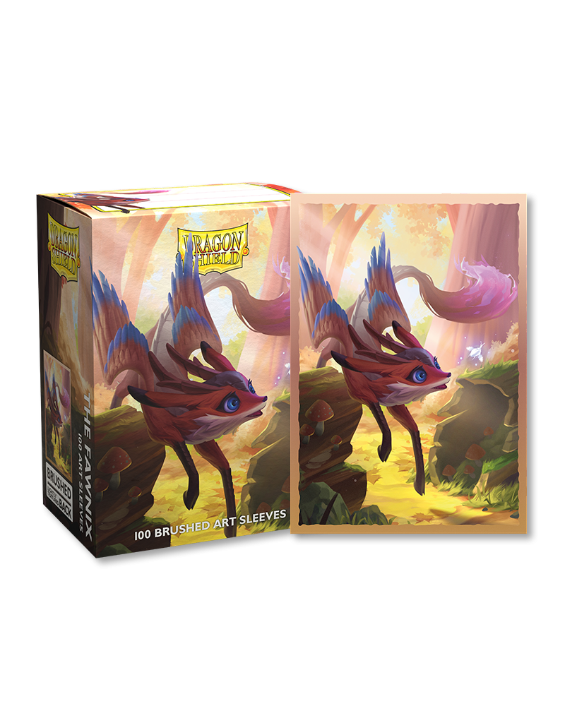 DRAGON SHIELD 100CT BOX FAWNIX BRUSHED ART
