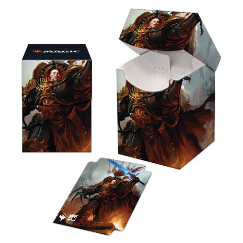 Warhammer 40K Commander Abaddon the Despoiler 100+ Deck Box for Magic: The Gathering