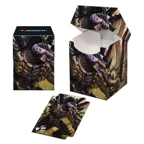 Warhammer 40K Commander The Swarmlord 100+ Deck Box for Magic: The Gathering