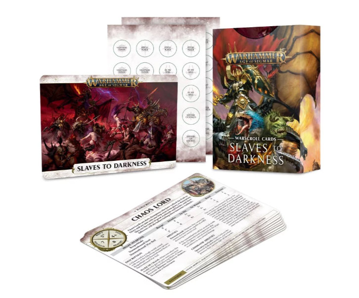 Warscroll Cards: Slaves to Darkness