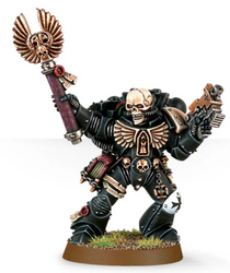 Chaplain with Skull Helmet