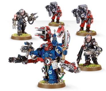 Techmarine with Servitors