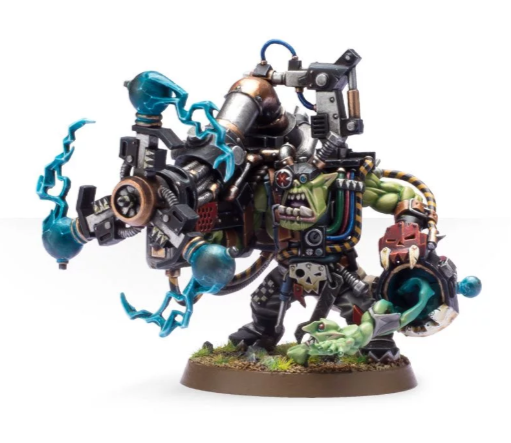 Big Mek with Shokk Attack Gun