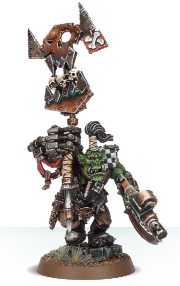 Ork Nob With Waaagh! Banner