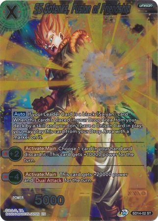 SS Gotenks, Fusion of Friendship (Starter Deck Exclusive) (SD14-02) [Rise of the Unison Warrior]