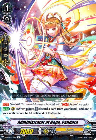 Administrator of Hope, Pandora (V-EB04/022EN) [The Answer of Truth]