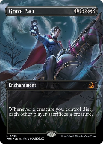 Grave Pact (Anime Borderless) (Confetti Foil) [Wilds of Eldraine: Enchanting Tales]