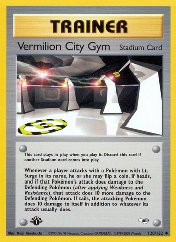 Vermilion City Gym (120/132) [Gym Heroes 1st Edition]