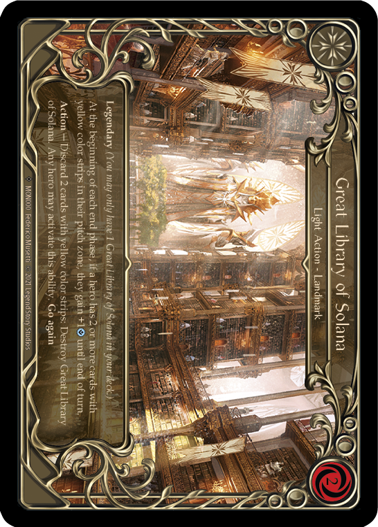Great Library of Solana [U-MON000-RF] Unlimited Rainbow Foil