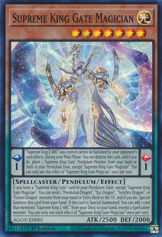 Supreme King Gate Magician [AGOV-EN001] Super Rare