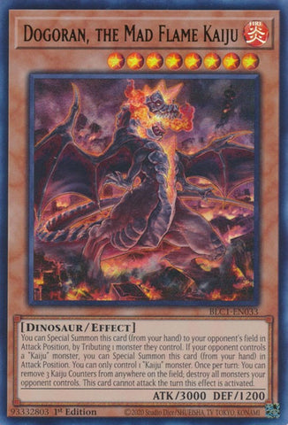 Dogoran, the Mad Flame Kaiju [BLC1-EN033] Ultra Rare