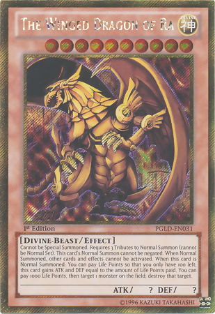 The Winged Dragon of Ra [PGLD-EN031] Gold Secret Rare