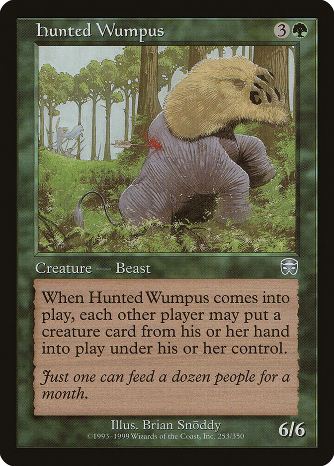 Hunted Wumpus [Mercadian Masques]