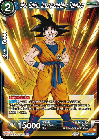 Son Goku, Interplanitary Training (BT19-045) [Fighter's Ambition]