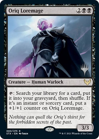 Oriq Loremage (Promo Pack) [Strixhaven: School of Mages Promos]