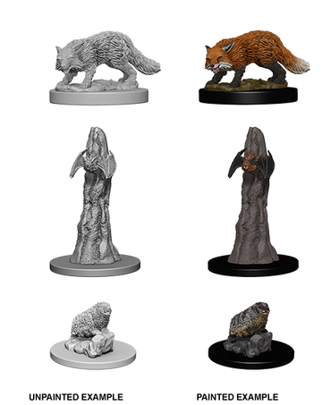 Pathfinder Deep Cuts Unpainted Miniatures: Familiars