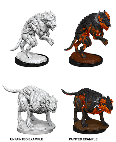 Pathfinder Deep Cuts Unpainted Miniatures: Hell Hounds