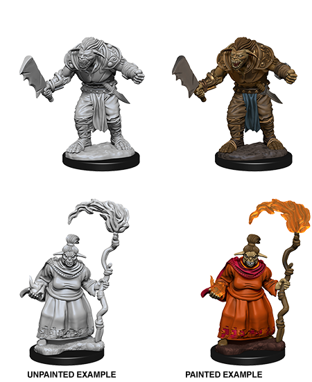 Pathfinder Deep Cuts Unpainted Miniaturess: Bugbears