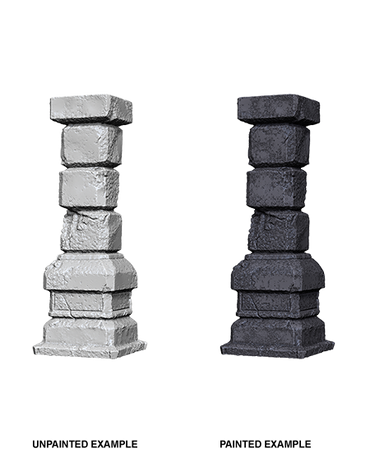 WizKids Deep Cuts Unpainted Miniatures: Pillars