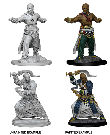 Pathfinder Deep Cuts Unpainted Miniatures: Human Male Monk