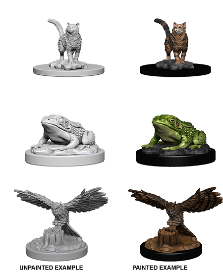 WizKids Deep Cuts Unpainted Miniatures: Familiars