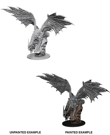 Pathfinder Deep Cuts Unpainted Miniatures: Silver Dragon