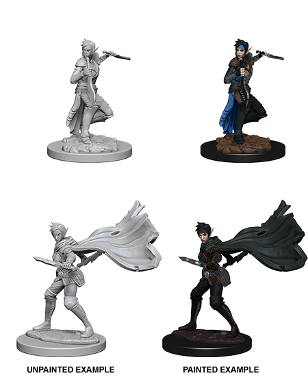 Pathfinder Deep Cuts Unpainted Miniatures: Elf Female Rogue