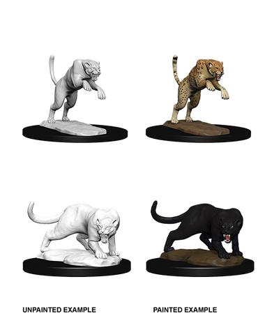 D&D Nolzur's Marvelous Miniatures: Panther & Leopard