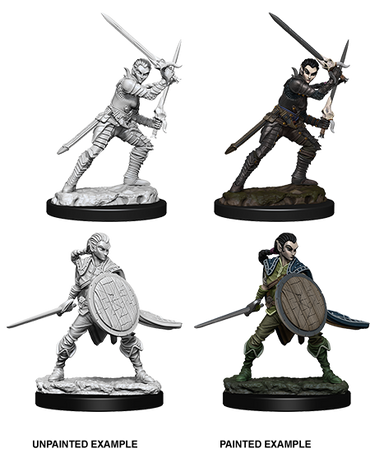 Pathfinder Battles Deep Cuts: Female Elf Fighter