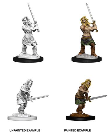Pathfinder Battles Deep Cuts: Male Human Barbarian