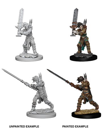 Pathfinder Battles Deep Cuts: Female Human Barbarian