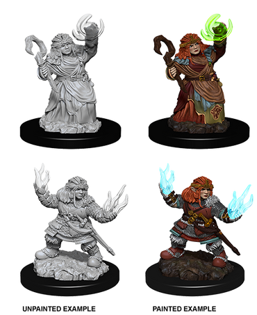 Pathfinder Battles Deep Cuts: Female Dwarf Summoner