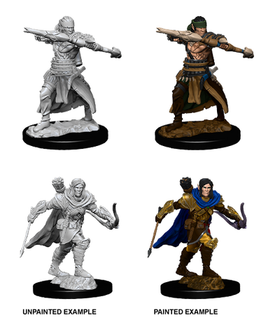 Pathfinder Battles Deep Cuts: Male Half-Elf Ranger