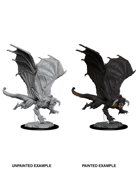 D&D Nolzur's Marvelous Miniatures: Young Black Dragon