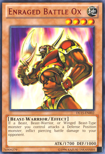 Enraged Battle Ox (Red) [DL15-EN002] Rare