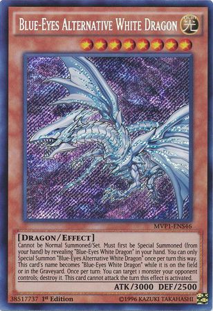 Blue-Eyes Alternative White Dragon [MVP1-ENS46] Secret Rare