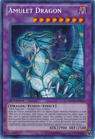 Amulet Dragon [DRLG-EN003] Secret Rare