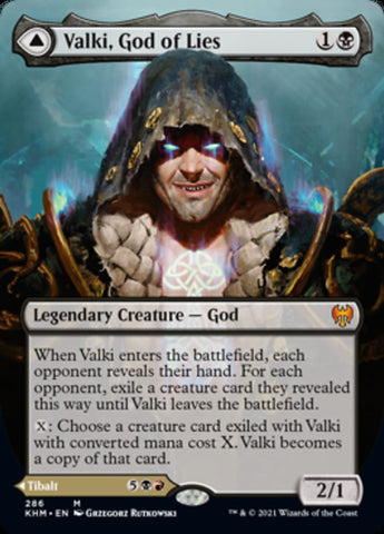 Valki, God of Lies // Tibalt, Cosmic Impostor (Borderless) [Kaldheim]