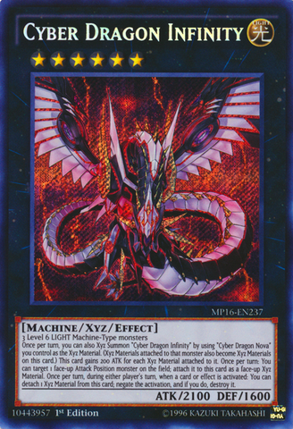 Cyber Dragon Infinity [MP16-EN237] Secret Rare