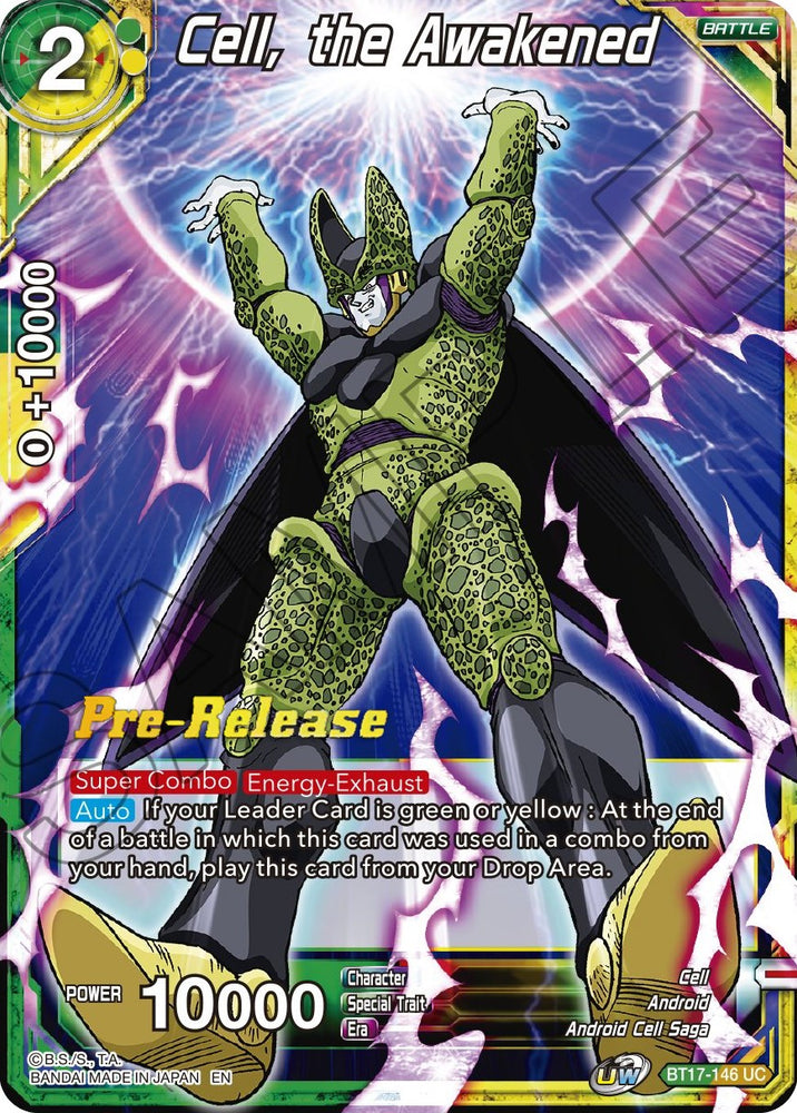 Cell, the Awakened (BT17-146) [Ultimate Squad Prerelease Promos]