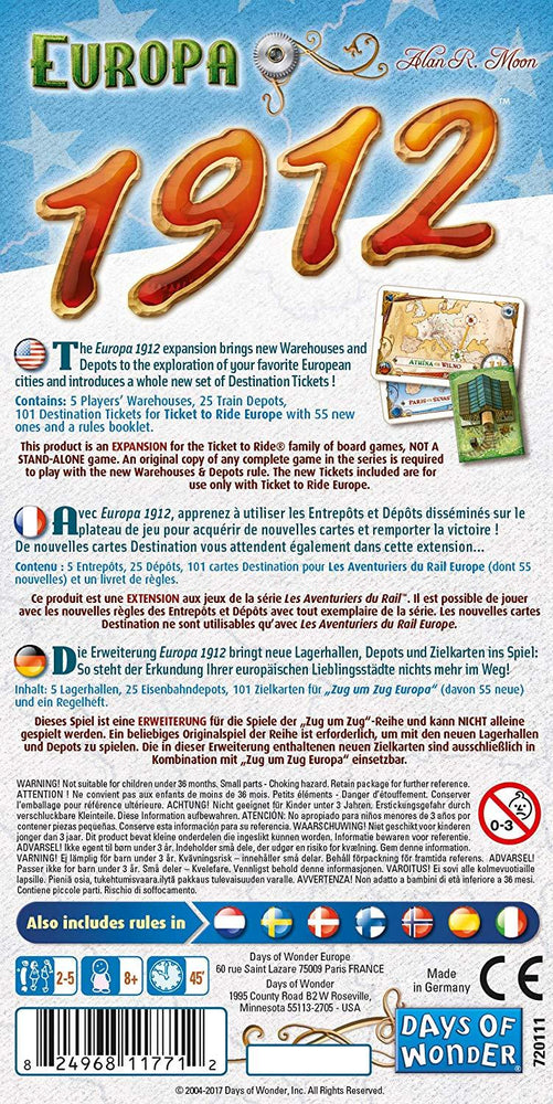 Ticket to Ride: Europa 1912