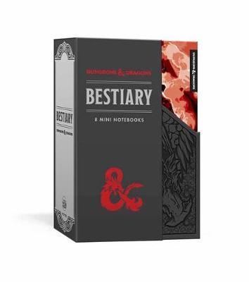 Dungeons and Dragons Bestiary Notebook Set : 8 Mini Notebooks