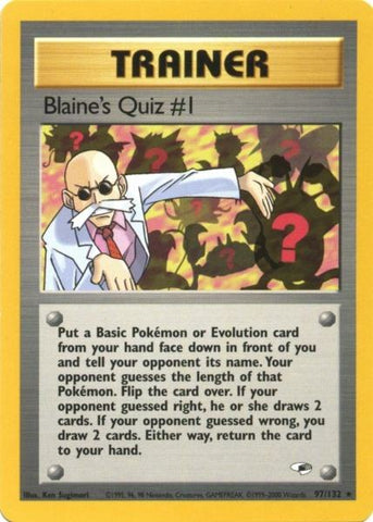Blaine's Quiz #1 (97/132) [Gym Heroes Unlimited]